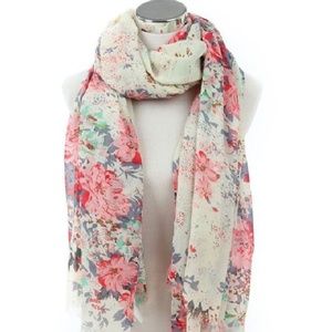 Beautiful all season floral scarf